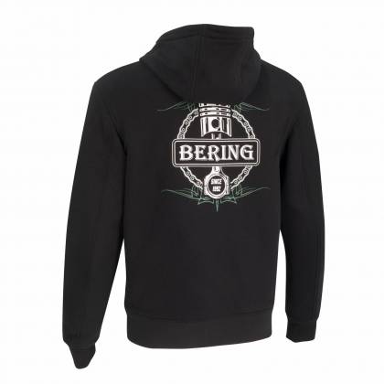 Hanorac Moto cu Protecții & Kevlar BERING HOODIZ · Negru / Kaki  - 1