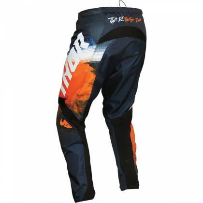 Pantaloni Enduro - Cross THOR SECTOR VAPOR  · Portocaliu / Negru  - 1