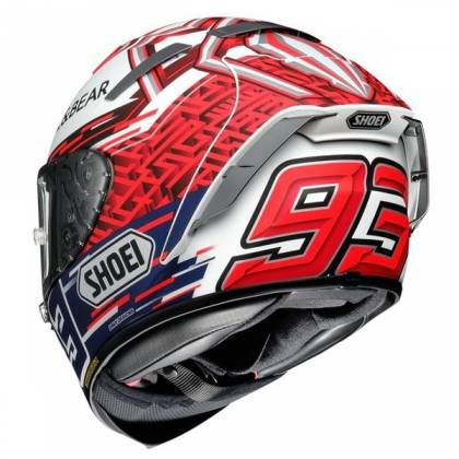 Cască Moto Integrală SHOEI X-Spirit III Marquez 5 TC-1 · Negru / Alb / Albastru / Roșu  - 2