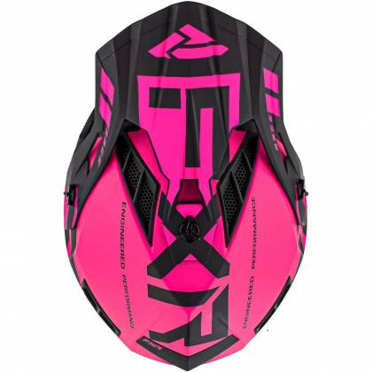 Cască Enduro - Cross - Snowmobil Damă FXR RACING HELIUM RACE DIV · Negru / Roz  - 3