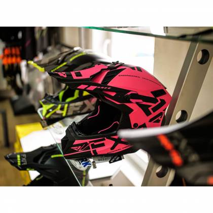 Cască Enduro - Cross - Snowmobil Damă FXR RACING HELIUM RACE DIV · Negru / Roz  - 5
