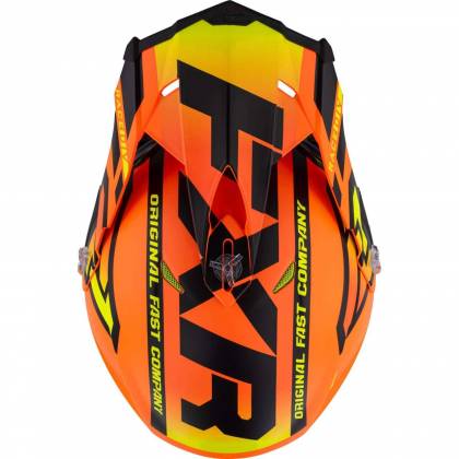 Cască Enduro - Cross - Snowmobil FXR RACING BLADE 2.0 FORCE · Portocaliu-Fluo / Verde-Fluo / Negru  - 2