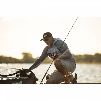 Șapcă Baseball - FXR CAST PRO FISH · Negru / Portocaliu-Fluo  - 3