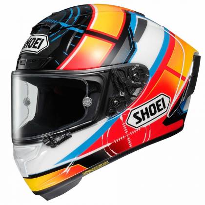 Cască Moto Integrală SHOEI X-Spirit III De Angelis TC-1 · Roșu / Portocaliu / Alb / Albastru  - 0