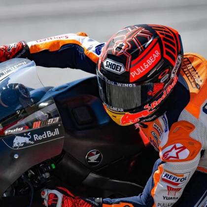 Cască Moto Integrală SHOEI X-Spirit III Marquez Black Concept TC-1 · Negru / Roșu / Gri  - 3