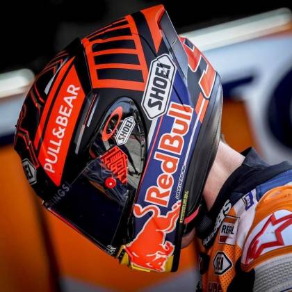 Cască Moto Integrală SHOEI X-Spirit III Marquez Black Concept TC-1 · Negru / Roșu / Gri  - 2