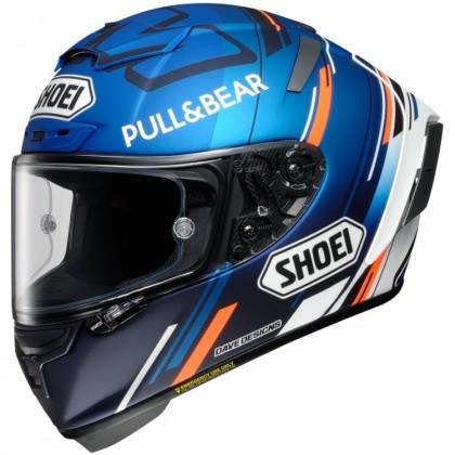 Cască Moto Integrală SHOEI X-SPIRIT III AM73 TC-2 · Albastru / Alb / Portocaliu  - 0