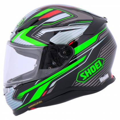 Cască Moto Integrală SHOEI NXR STAB TC-4 · Verde / Gri / Negru / Portocaliu  - 2