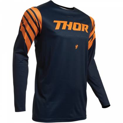 Tricou Enduro - Cross THOR PRIME PRO · Negru / Portocaliu  - 0