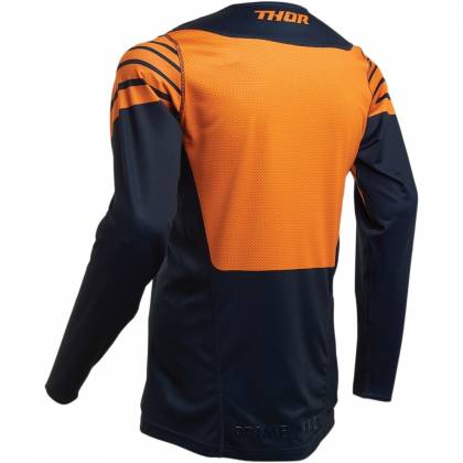 Tricou Enduro - Cross THOR PRIME PRO · Negru / Portocaliu  - 1