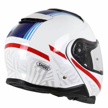 Cască Moto Flip-Up SHOEI NEOTEC-II SEPARATOR TC-10 · Alb / Albastru / Roșu  - 6