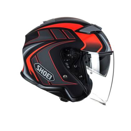 Casca Moto Open Face SHOEI J-CRUISE II AGLERO TC-1 · Roșu / Negru / Gri  - 3