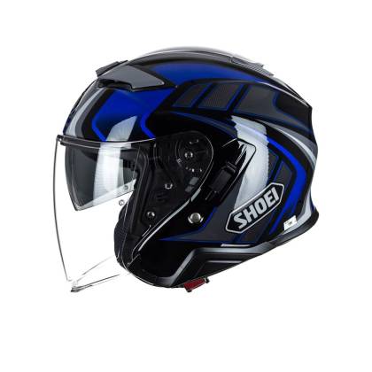 Casca Moto Open Face SHOEI J-CRUISE II AGLERO TC-2 · Albastru / Negru / Gri  - 4