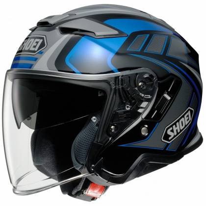 Casca Moto Open Face SHOEI J-CRUISE II AGLERO TC-2 · Albastru / Negru / Gri  - 0