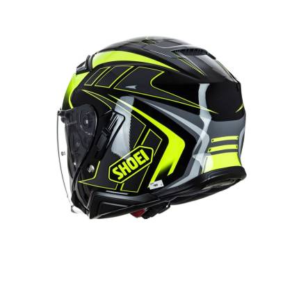 Casca Moto Open Face SHOEI J-CRUISE II AGLERO TC-3 · Galben / Negru / Gri  - 4