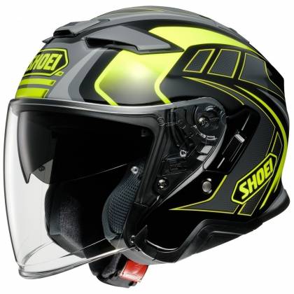 Casca Moto Open Face SHOEI J-CRUISE II AGLERO TC-3 · Galben / Negru / Gri  - 0