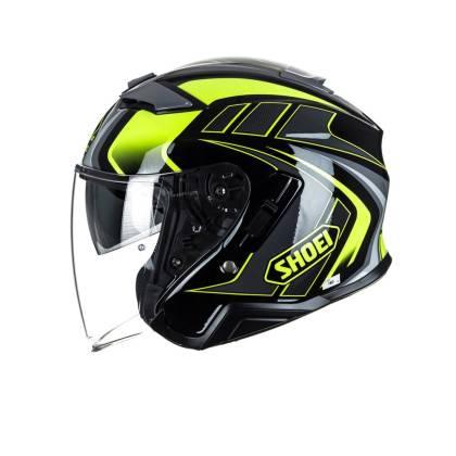 Casca Moto Open Face SHOEI J-CRUISE II AGLERO TC-3 · Galben / Negru / Gri  - 2