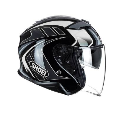Casca Moto Open Face SHOEI J-CRUISE II AGLERO TC-5 · Alb / Negru / Gri  - 3