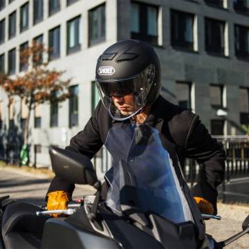 Casca Moto Open Face SHOEI J-CRUISE II ADAGIO TC-1 · Roșu / Negru  - 7