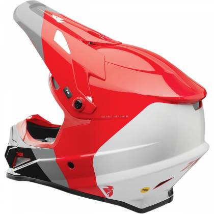 Cască Enduro - Cross THOR SECTOR BOMBER MIPS S9 · Roșu / Negru / Alb / Gri  - 1