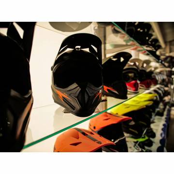 Cască Enduro - Cross THOR SECTOR WARSHIP · Portocaliu / Verde / Negru  - 4