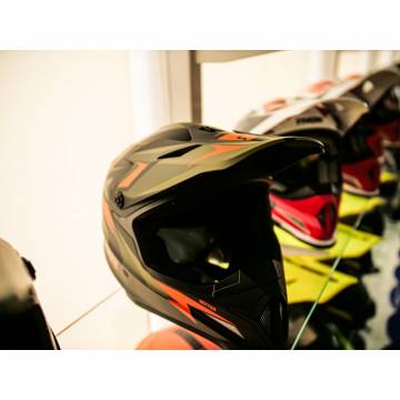 Cască Enduro - Cross THOR SECTOR WARSHIP · Portocaliu / Verde / Negru  - 7