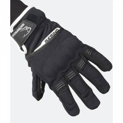 Mănuși Moto din Textil BERING BORNEO · Negru / Alb  - 2