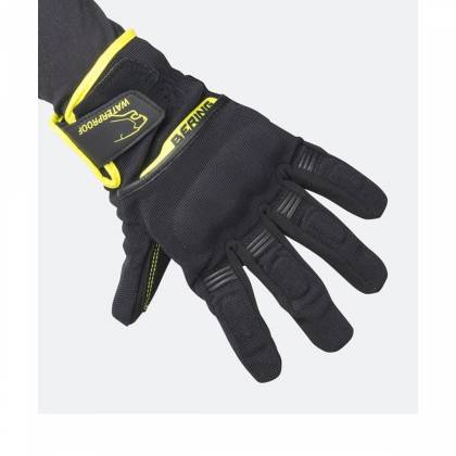 Mănuși Moto din Textil BERING BORNEO · Negru / Galben-Fluo  - 2