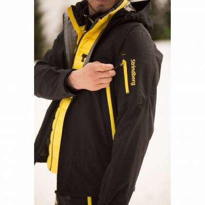Geacă Softshell STRINDBERG 2131/18D, Dermizax · Negru / Galben  - 4