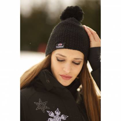 Căciulă cu Mot STRINDBERG 4052 · Negru  - 2