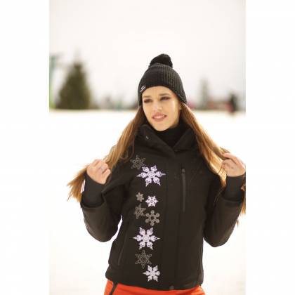 Geacă Outdoor / Schi Damă cu Motive STRINDBERG 5047D, Dermizax · Negru  - 1