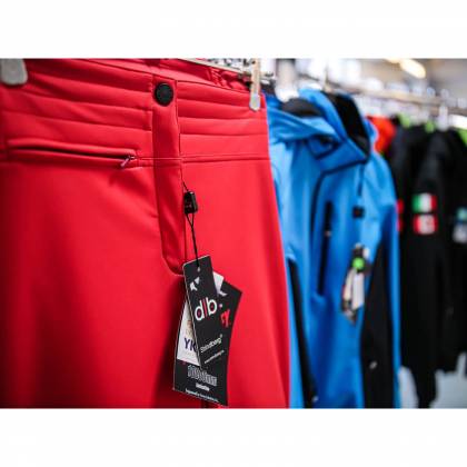 Pantaloni Outdoor / Schi Softshell Damă STRINDBERG 5072/8, Toraydelfy · Roșu  - 3