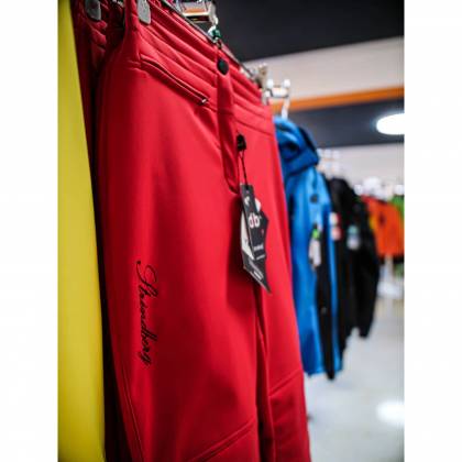 Pantaloni Outdoor / Schi Softshell Damă STRINDBERG 5072/8, Toraydelfy · Roșu  - 2