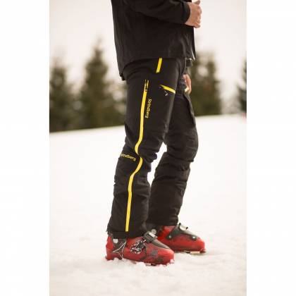 Pantaloni Outdoor / Schi STRINDBERG 2140/3D, Dermizax · Negru / Galben  - 2