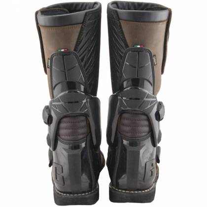 Cizme Moto Dual-Sport GoreTex GAERNE G-DAKAR · Negru / Maro  - 2