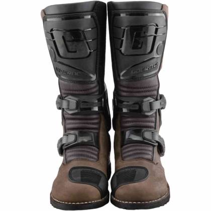 Cizme Moto Dual-Sport GoreTex GAERNE G-DAKAR · Negru / Maro  - 1