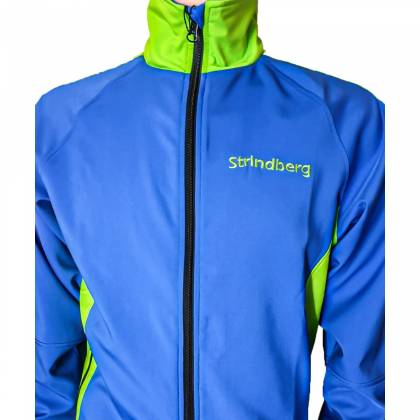 Geacă Trening STRINDBERG 2156 · Albastru / Verde-Fluo  - 0