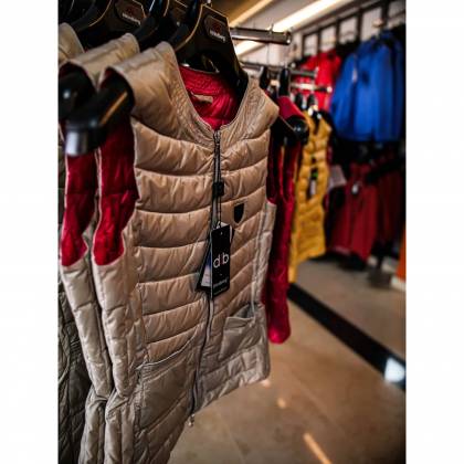 Vestă Puf Damă STRINDBERG 5093 · Bej / Roz  - 1