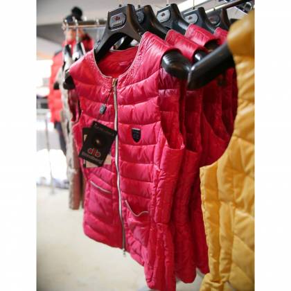 Vestă Puf Damă STRINDBERG 5093 · Roz  - 1