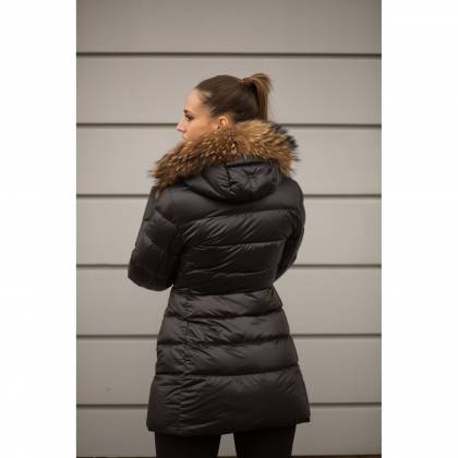 Geacă Lungă Puf Damă STRINDBERG 5173 · Negru  - 4