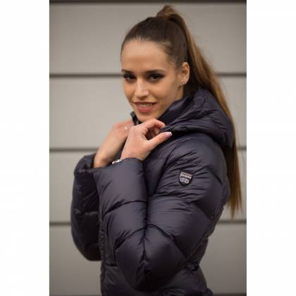 Geacă Lungă Puf Damă STRINDBERG 5173 · Indigo  - 3