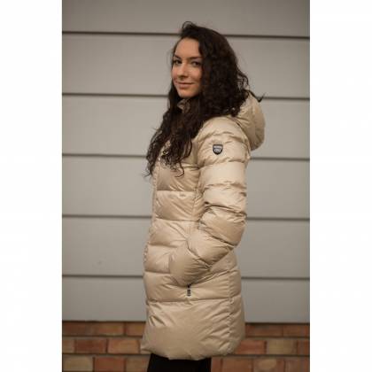 Geacă Lungă Puf Damă STRINDBERG 5173 · Bej  - 2
