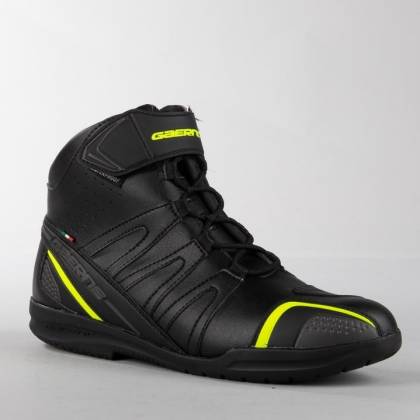 Ghete Moto GAERNE G. ASPHALT · Negru / Verde-Fluo  - 1