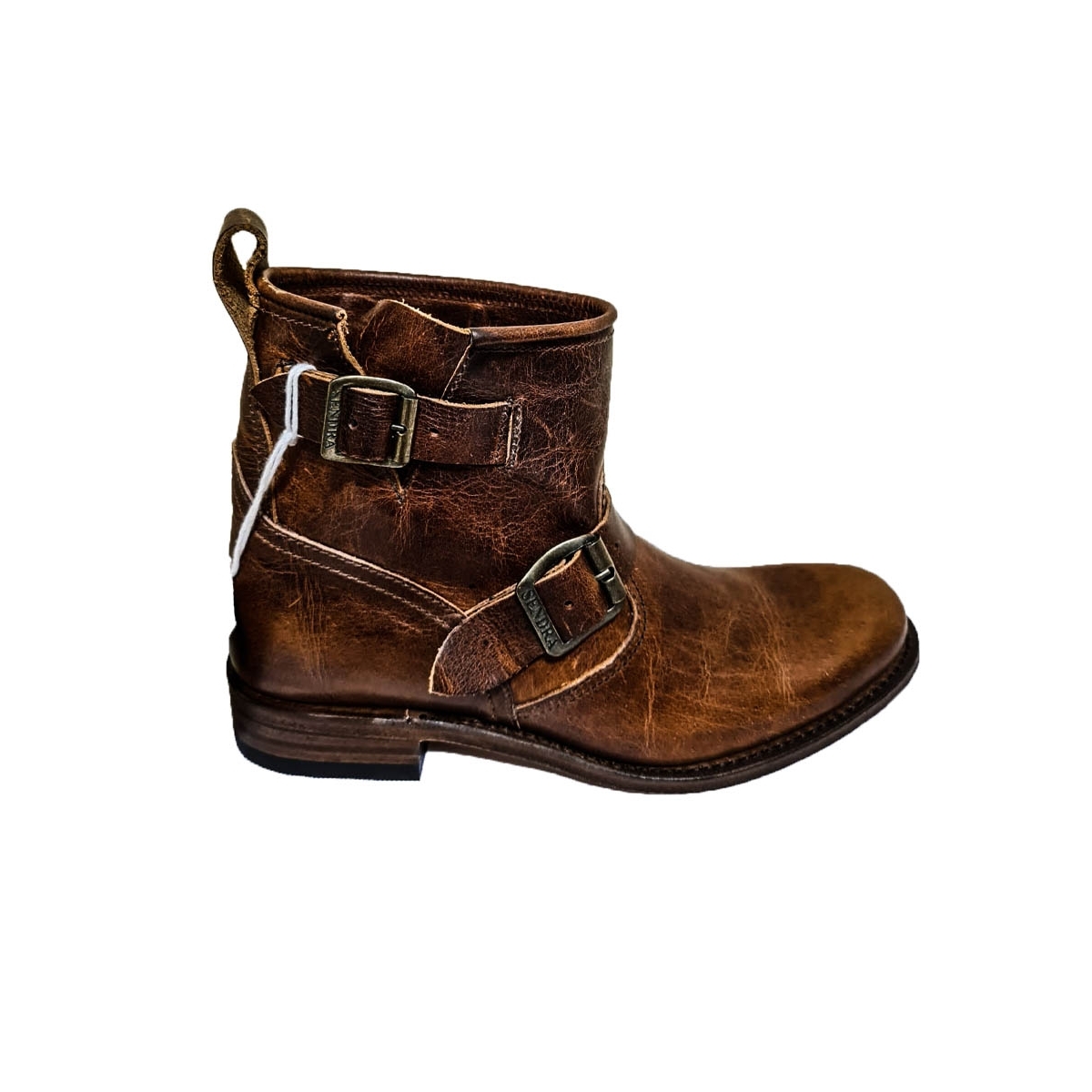 Botine Moto Chopper din Piele Naturală SENDRA BOOTS 2976 Salvaje Bruciatto · Maro  - 0