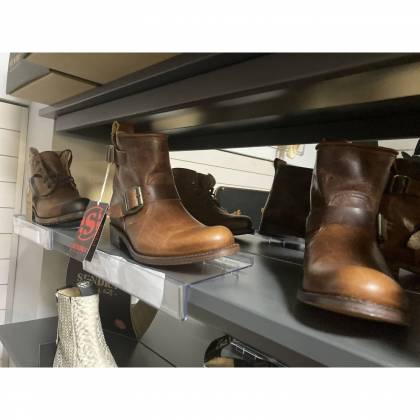 Botine Moto Chopper din Piele Naturală SENDRA BOOTS 2976 Salvaje Bruciatto · Maro  - 3