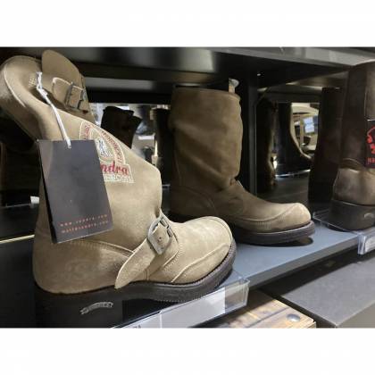 Cizme Moto Chopper din Piele Naturală SENDRA BOOTS 3565 Seraje Natural · Maro  - 3