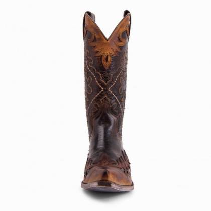 Cizme Cowboy Unisex 9669 Cuervo Flota Tan-Barbados Quercia · Maro  - 2