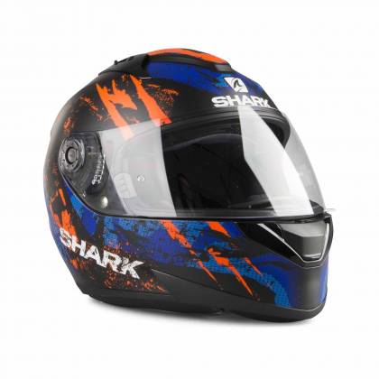 Cască Moto Integrală SHARK RIDILL STRATOM · Negru /Mov / Portocaliu  - 0