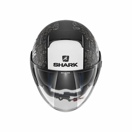 Cască Moto Open Face SHARK NANO TRIBUTE · Negru  - 2
