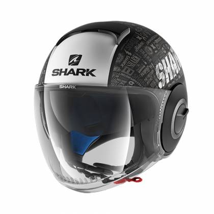 Cască Moto Open Face SHARK NANO TRIBUTE · Negru  - 0